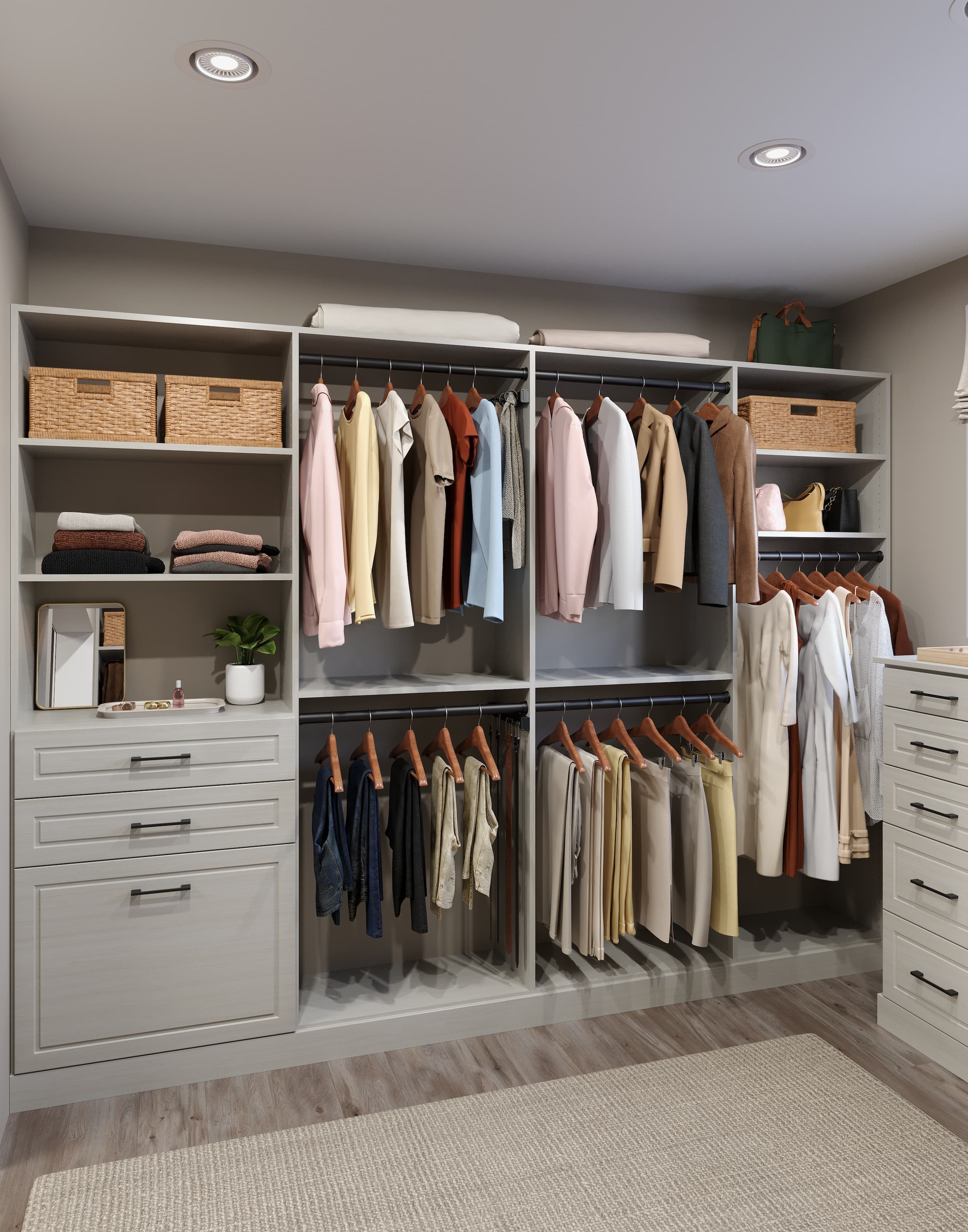 Custom wardrobes by Gator Closets